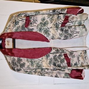 Glendale vintage silk smoking jacket